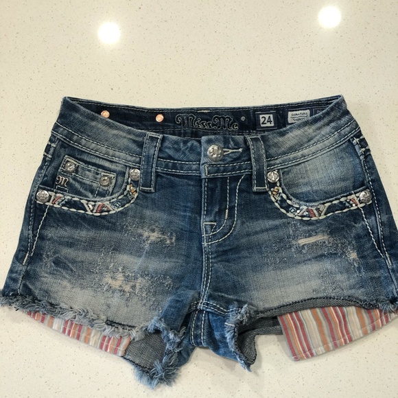 Miss Me Pants - Miss Me Signature Shorts